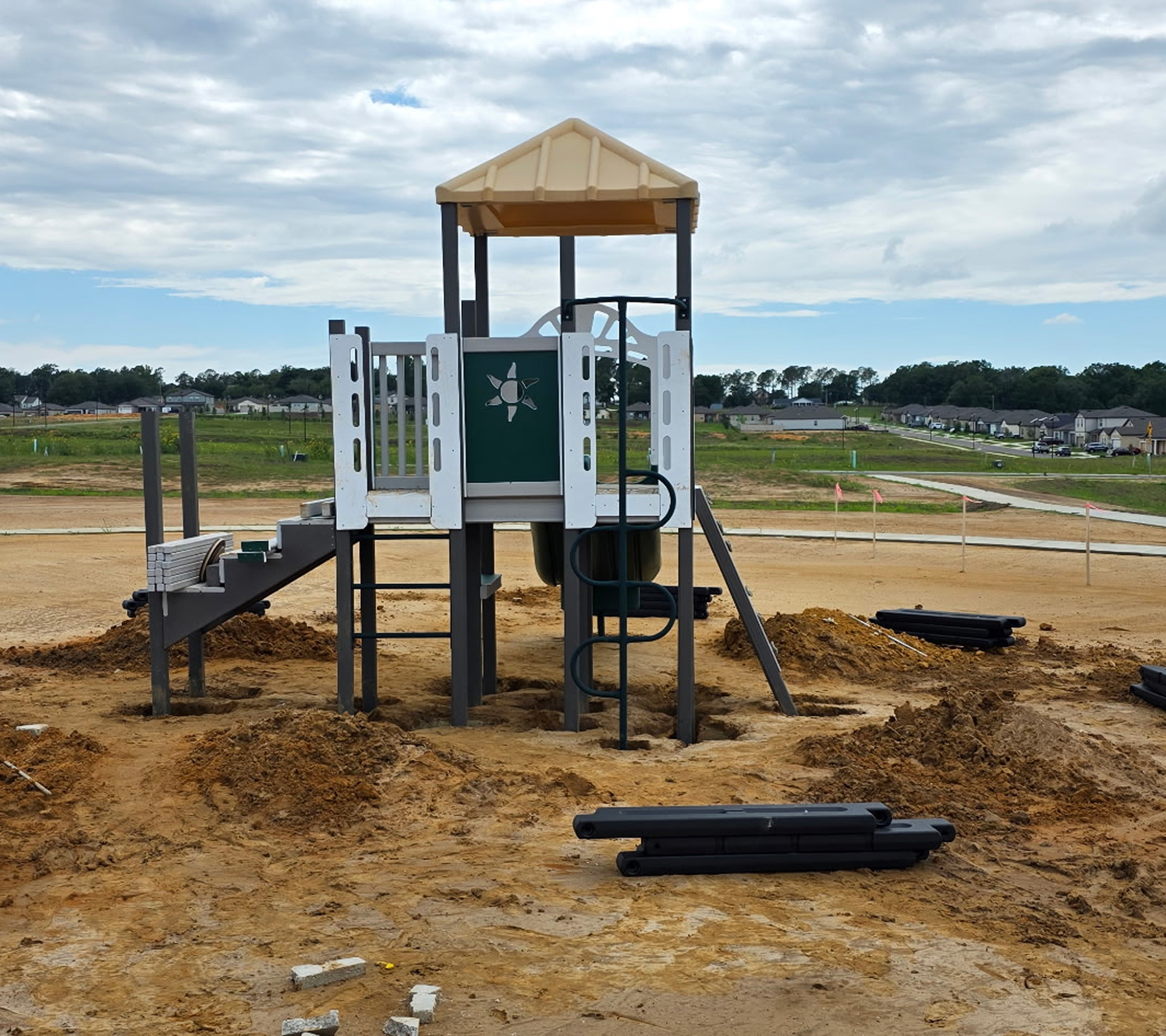 Building a new playground area